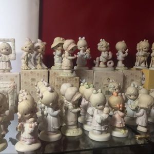 Precious moments porcelain figurines